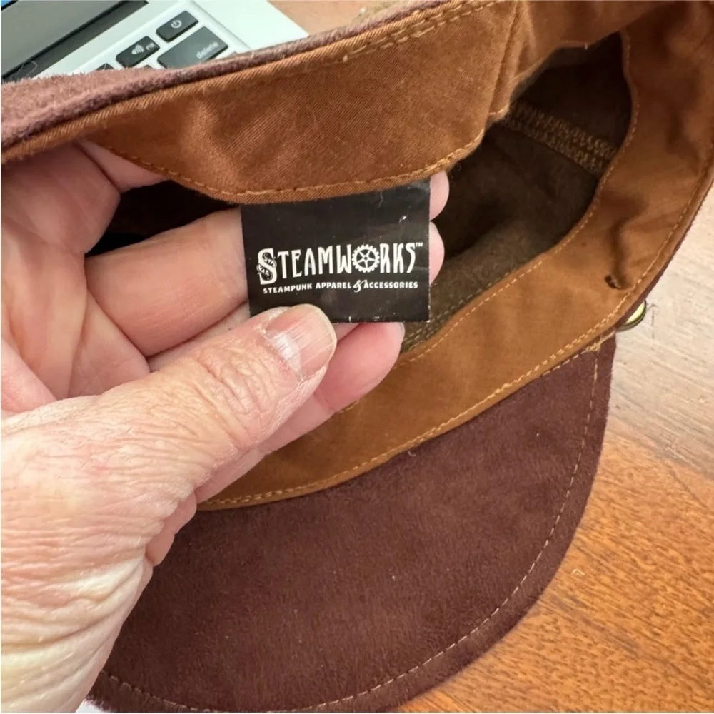 Elope Steamworks Steampunk Cadet Brown Hat Adult